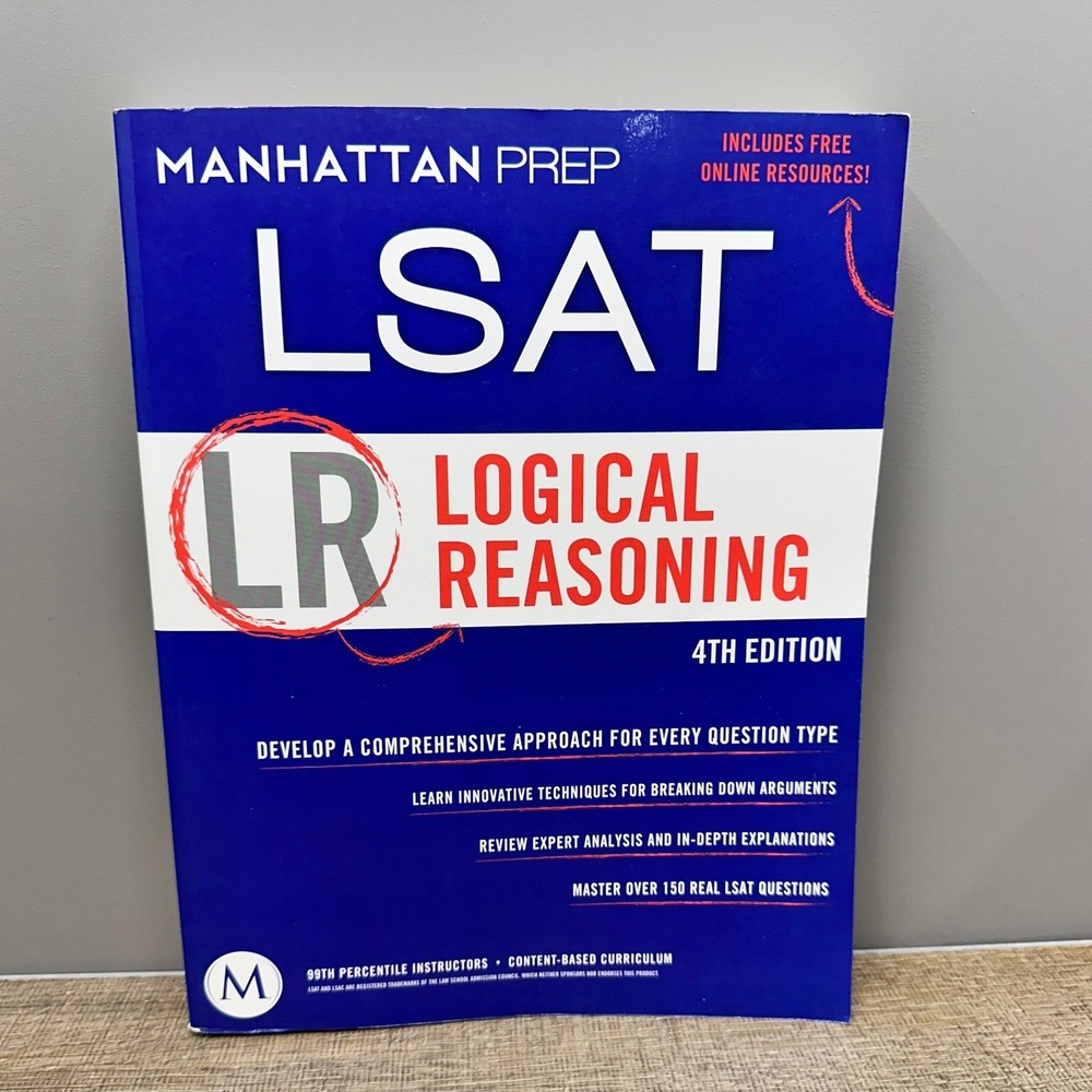 Manhattan Prep LSAT Logical Reasoning 4th Edition Strategy Guide Study Book